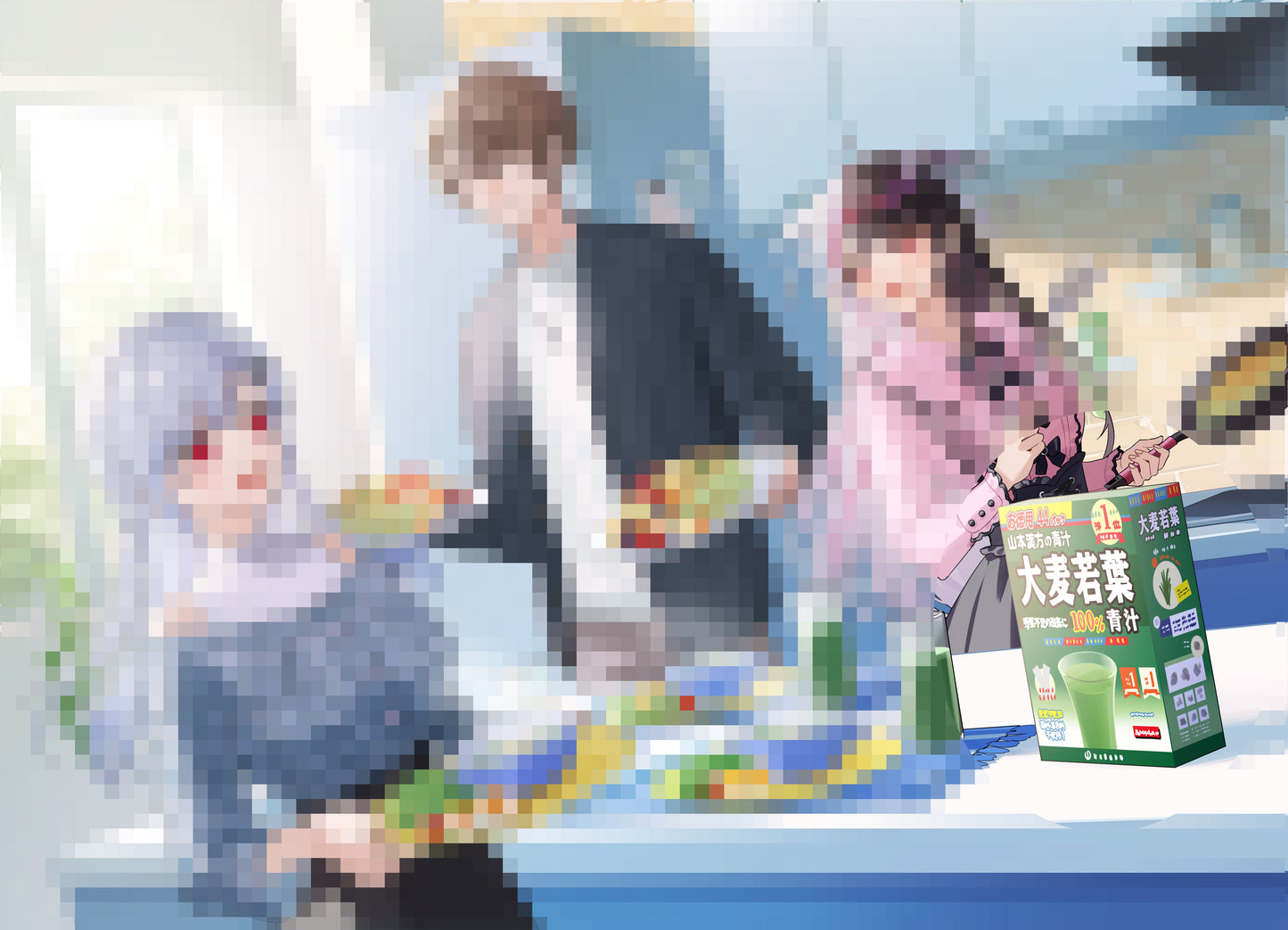 大麦若葉(にじさんじコラボイラスト付き)